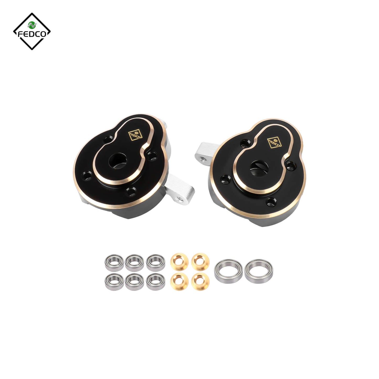 FEDCO Hobbyplus CR18P Arktos 6×6 Steering Knuckles With Counterweight For HobbyPlus Arktos 6x6 CR18P Upgrades 1/18 RC Crawler