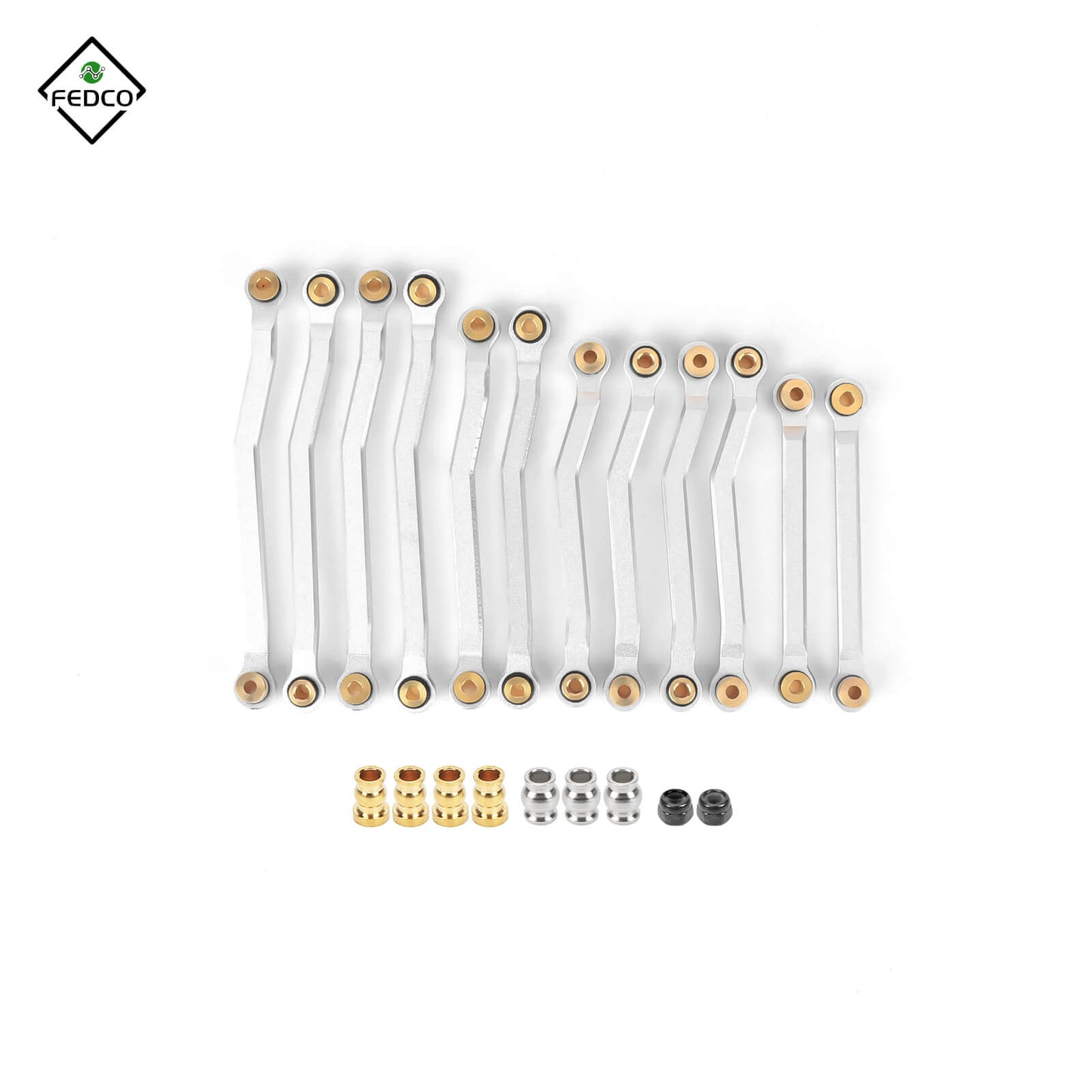 FEDCO HobbyPlus Arktos 6×6 Steering Links For HobbyPlus Arktos 6x6 upgrades 1/18 RC Crawler