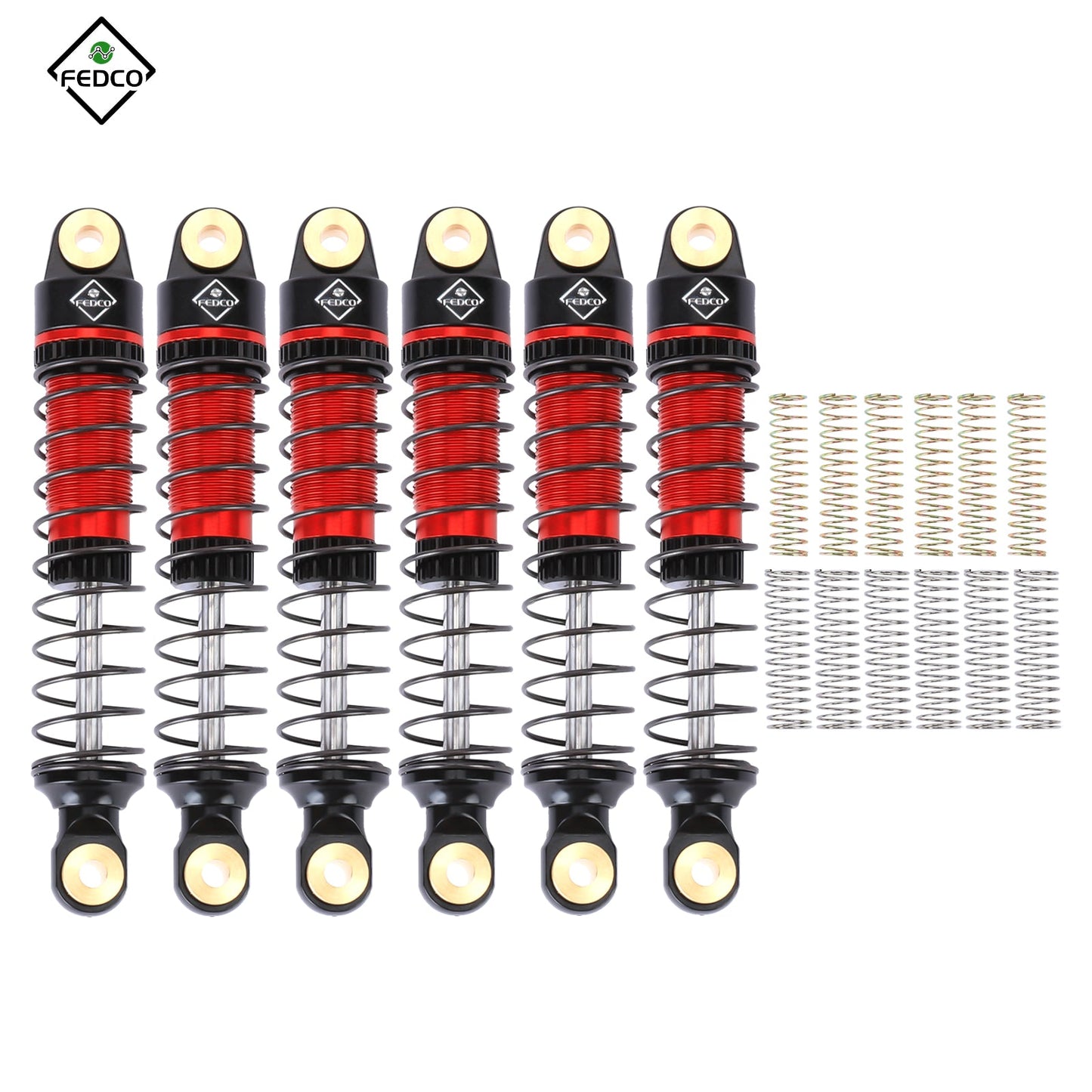 FEDCO HobbyPlus CR18P Arktos Shocks 59MM For HobbyPlus Arktos 6x6 CR18P Upgrades 1/18 RC Crawler