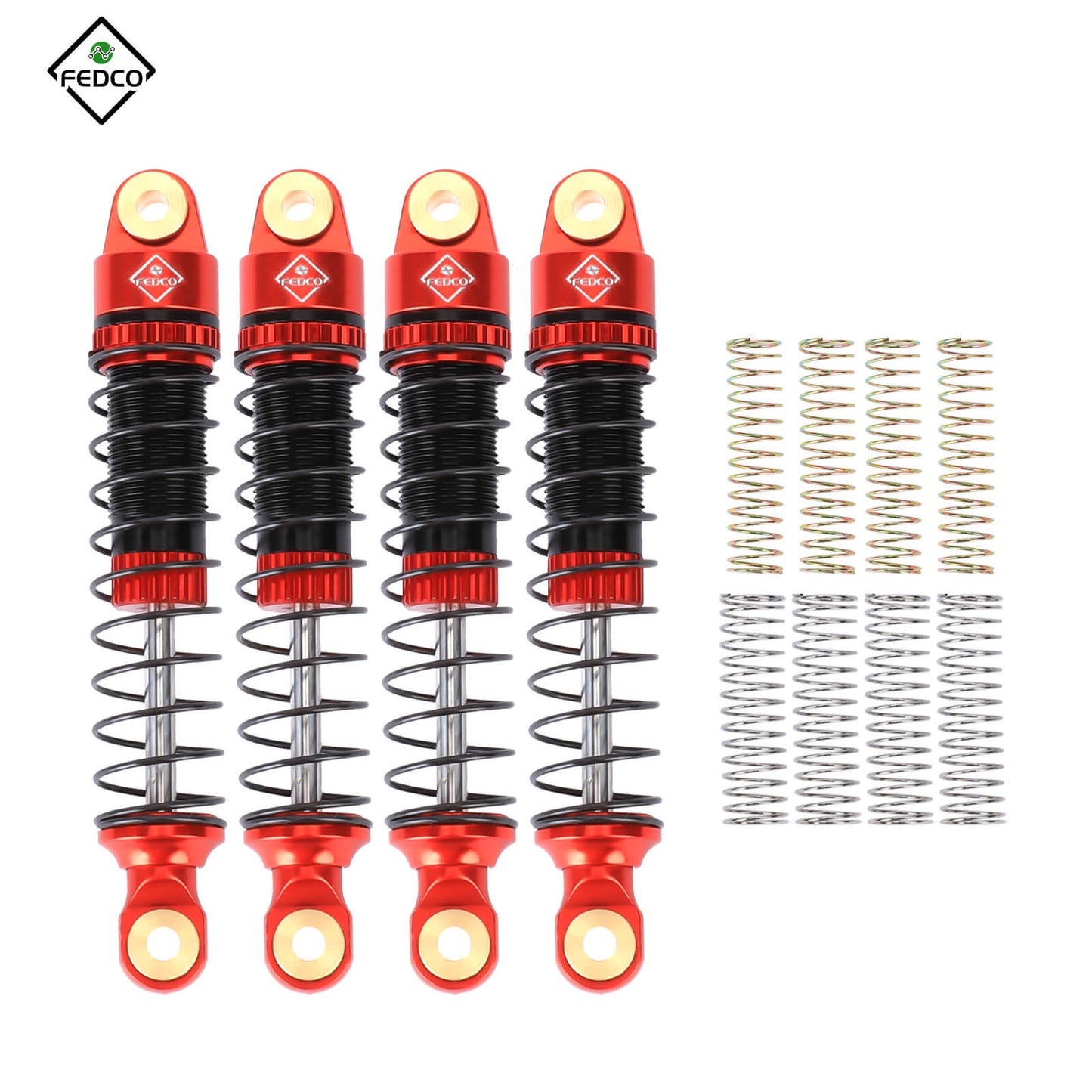 FEDCO 59 MM Shocks For TRX4M Upgrade Parts 1/18 RC Crawler