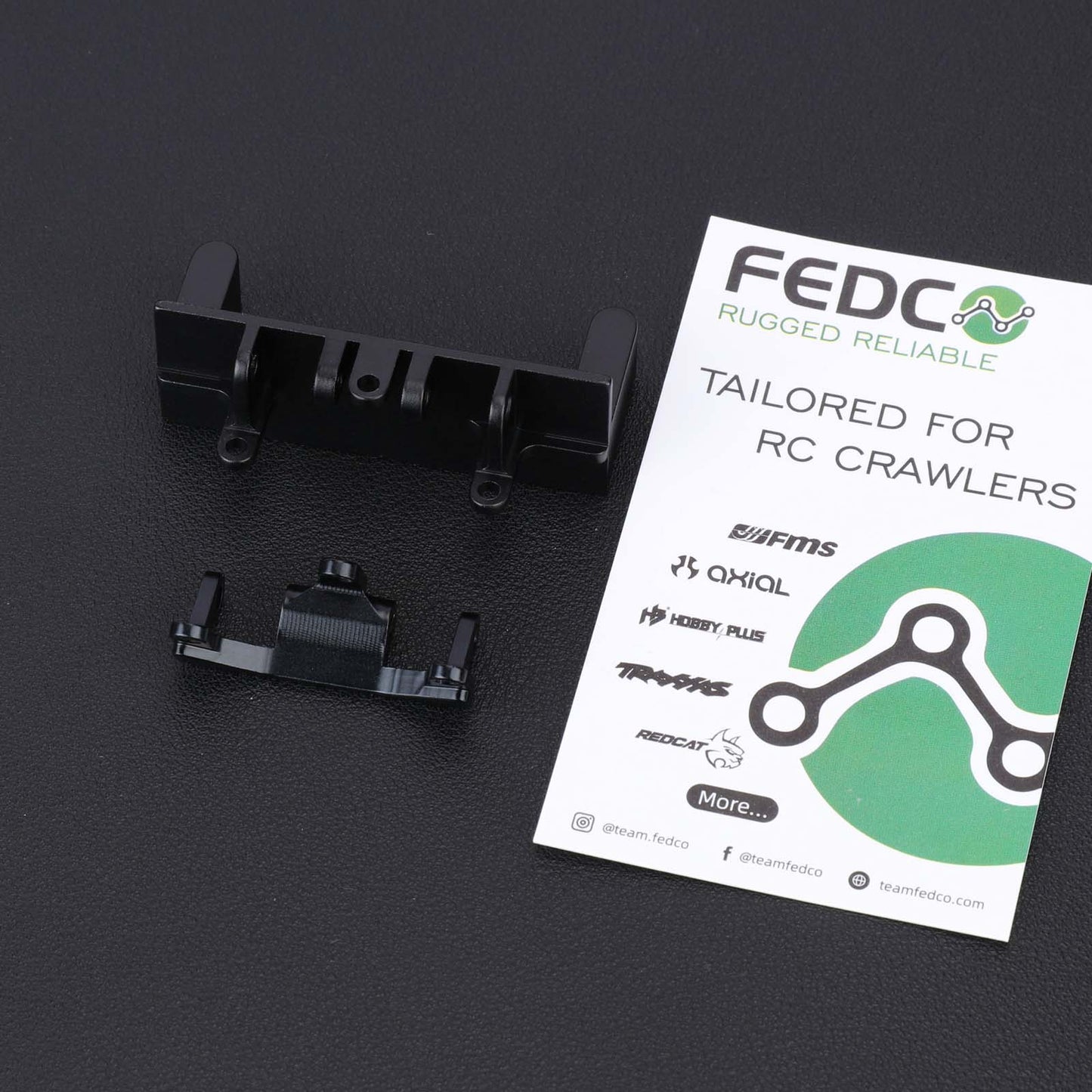 FEDCO UTB18 Servo Mount With Link Mount For Axial Capra UTB18 Upgrades Trail 4WD&4WS 1/18 RC Crawler