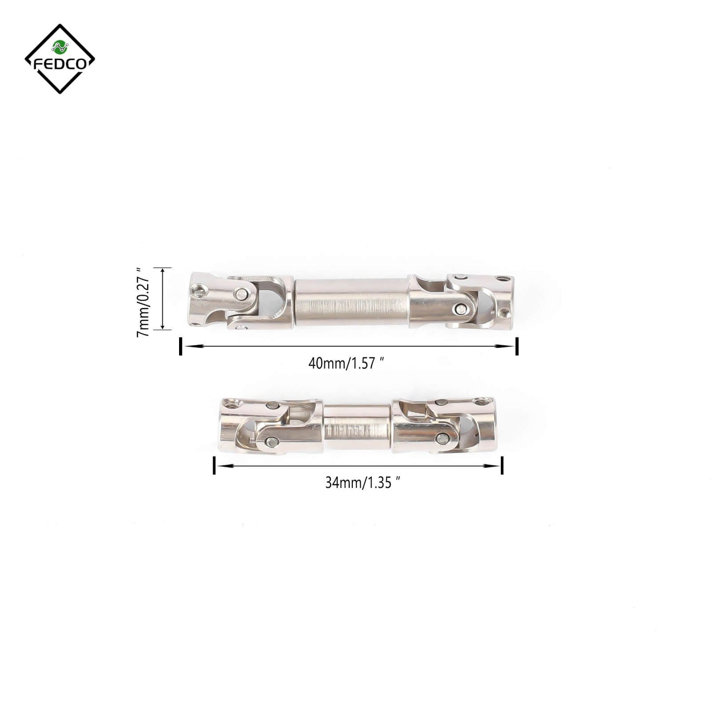 FEDCO FCX24M Driveshafts For FCX24M Upgrades Land/Rover 1/24 RC Crawler
