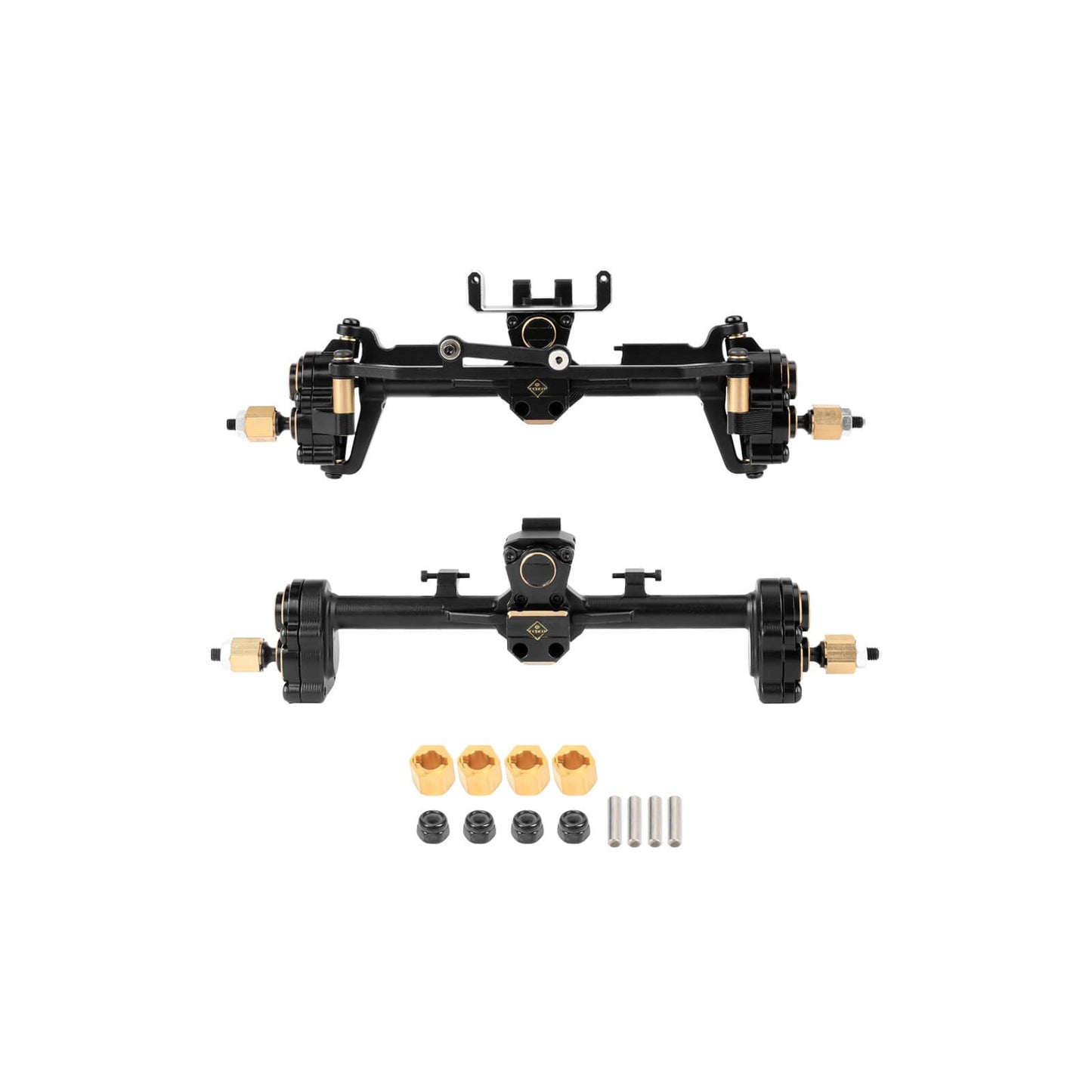 FEDCO SCX24 Axles + 20 MM Portal Axles For SCX24 Upgrade Parts 1/24 RC Crawler