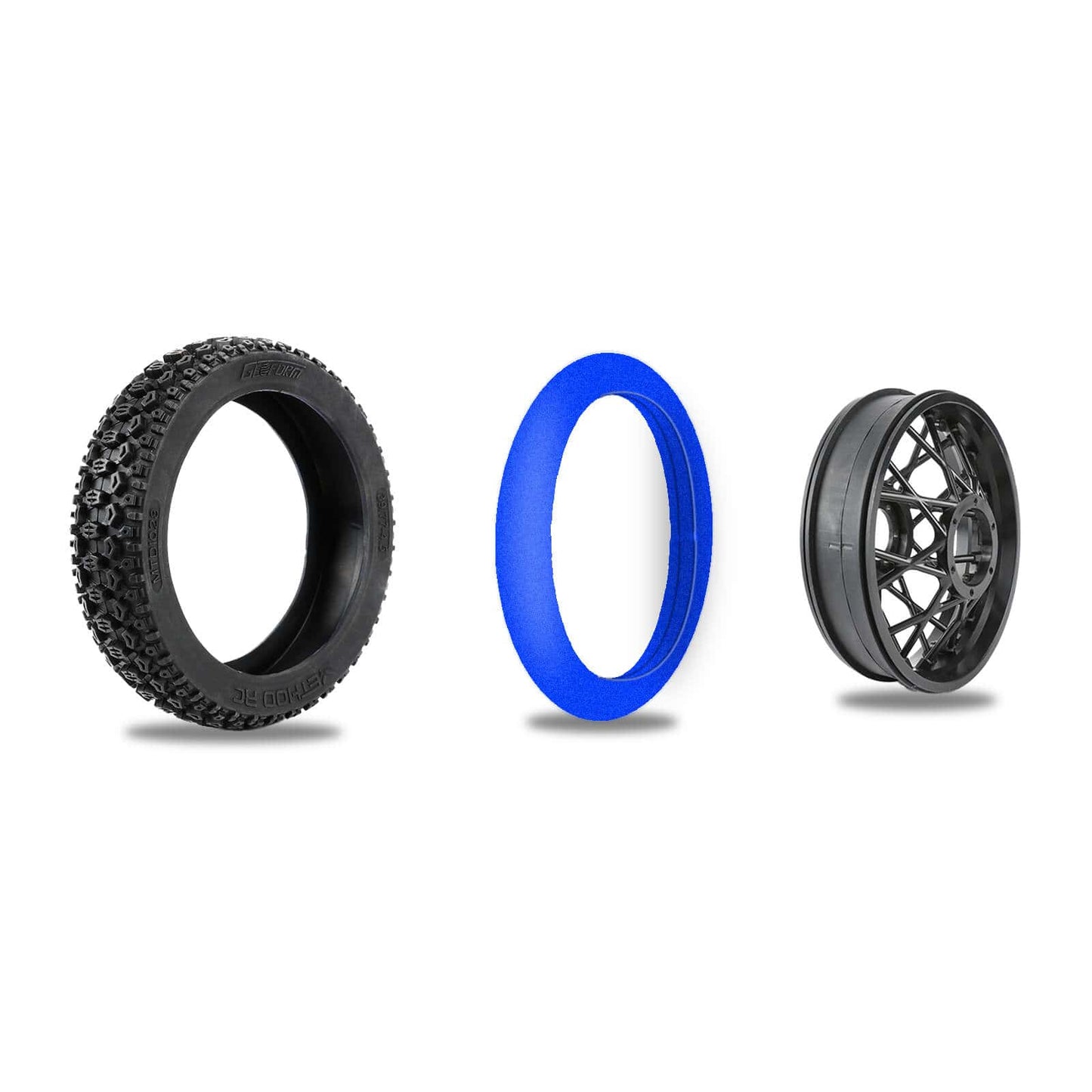 Method RC Moto Accessory Geoform Off-Road Rear Tire on Wheel for Losi Promoto-MX, Glued