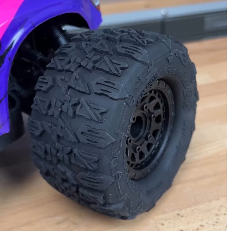 Method RC Tire and Wheel Terraform All-Terrain Belted 1/10th Monster Truck Tires on Array Beadlock 12/14mmmm Hex Wheels (2pcs)