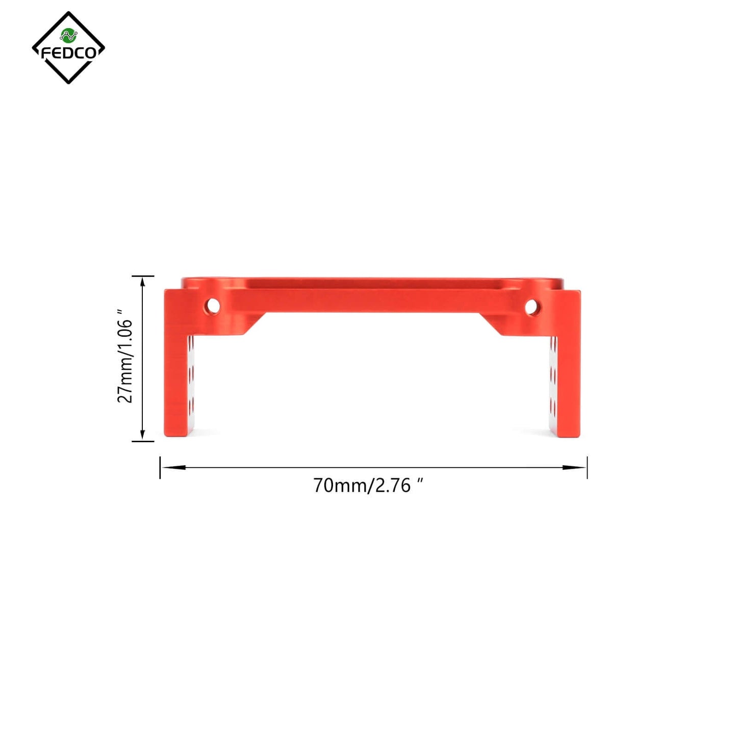 FEDCO Redcat Gen7  Bumper Mount 138003 For RedCat Everest Gen7  Upgrade Parts 1/10 RC Crawler