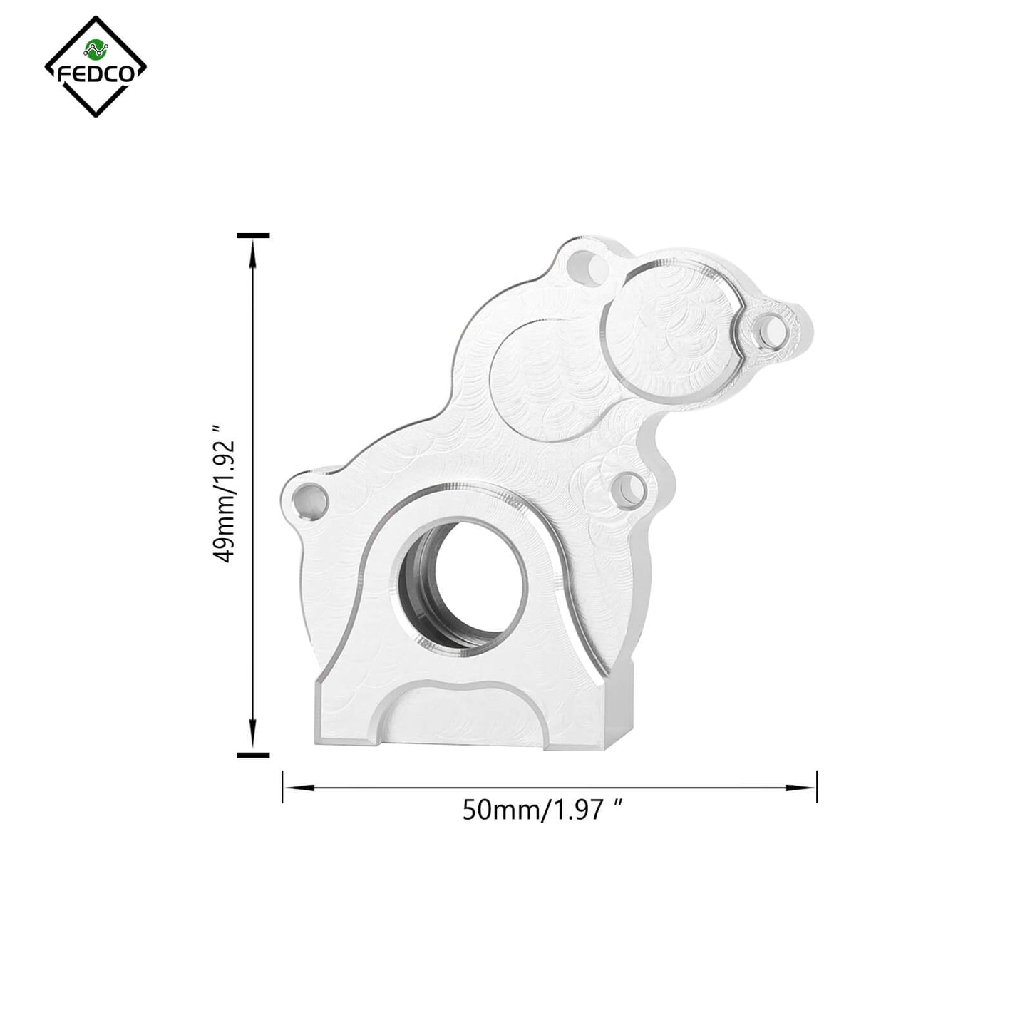 FEDCO Redcat Gen7 Gear Box Housing 18130 For RedCat Everest Gen7 Upgrade Parts 1/10 RC Crawler