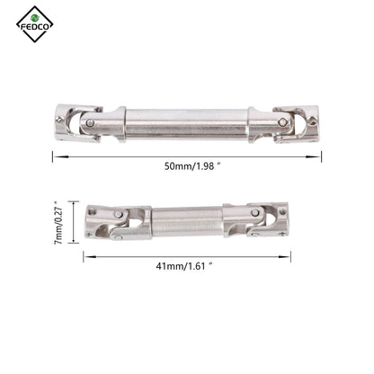 FEDCO HobbyPlus CR18P Driveshafts 41-53MM 50-69MM For HobbyPlus CR18P Upgrade Parts 1/18 RC Crawler