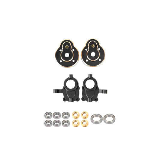 FEDCO Hobbyplus CR18P Arktos 6×6 Steering Knuckles With Counterweight For HobbyPlus Arktos 6x6 CR18P Upgrades 1/18 RC Crawler