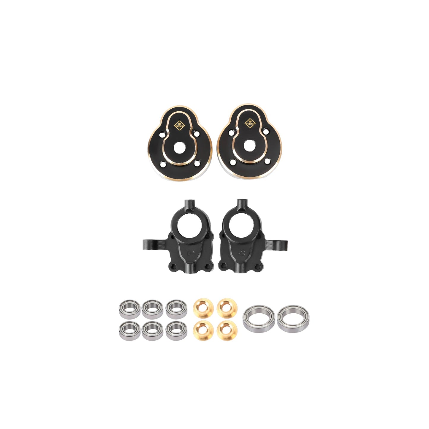 FEDCO Hobbyplus CR18P Arktos 6×6 Steering Knuckles With Counterweight For HobbyPlus Arktos 6x6 CR18P Upgrades 1/18 RC Crawler