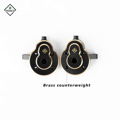 FEDCO Hobbyplus CR18P Arktos 6×6 Steering Knuckles With Counterweight For HobbyPlus Arktos 6x6 CR18P Upgrades 1/18 RC Crawler