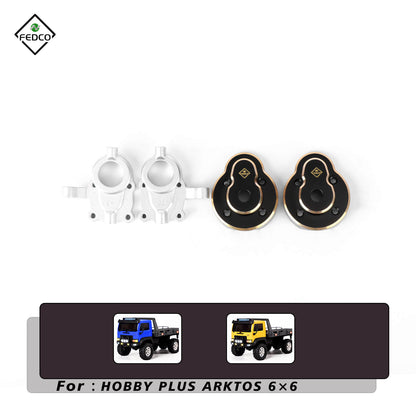 FEDCO Hobbyplus CR18P Arktos 6×6 Steering Knuckles With Counterweight For HobbyPlus Arktos 6x6 CR18P Upgrades 1/18 RC Crawler