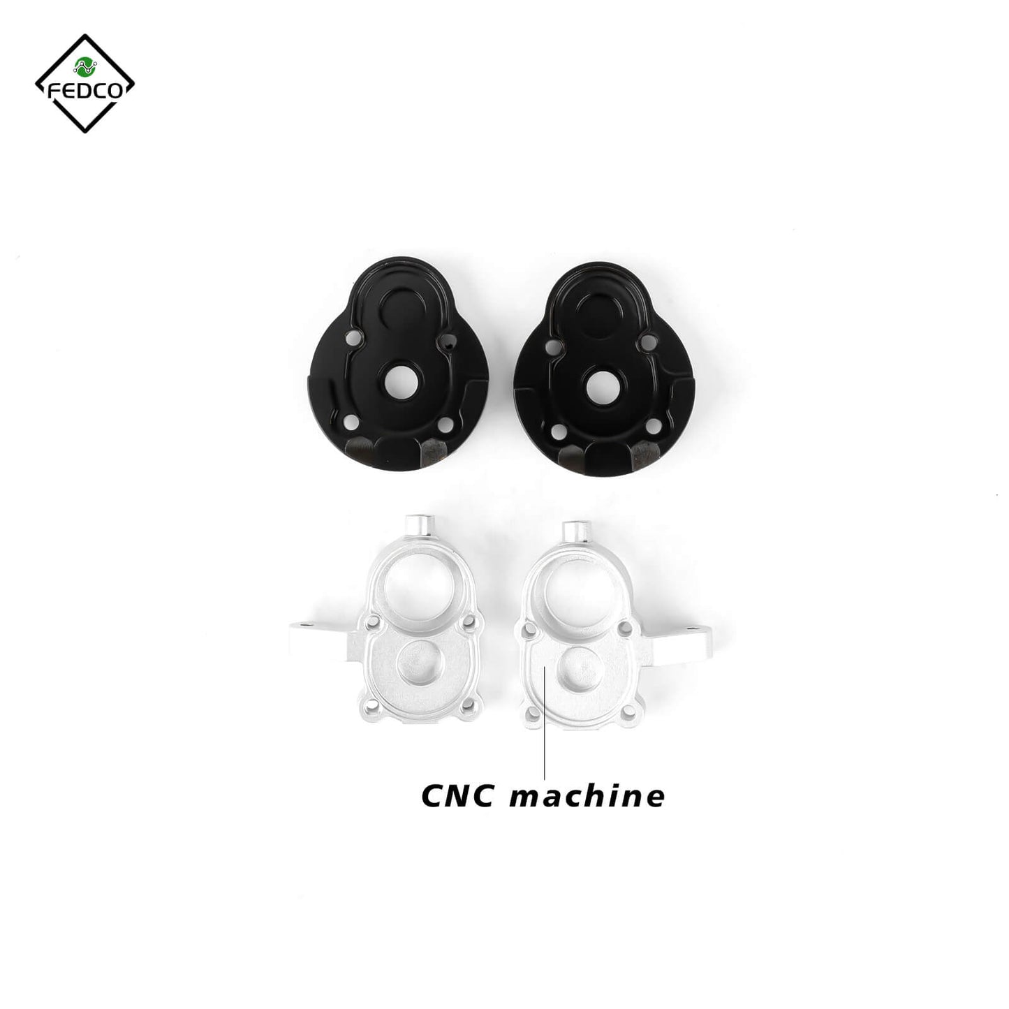 FEDCO Hobbyplus CR18P Arktos 6×6 Steering Knuckles With Counterweight For HobbyPlus Arktos 6x6 CR18P Upgrades 1/18 RC Crawler