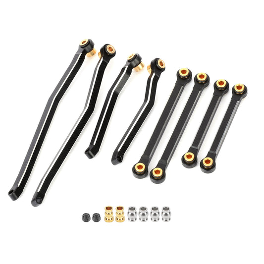 FEDCO Hobbyplus CR18P Links High Clearance Link Steel Linkage Set For HobbyPlus CR18P Upgrade Parts 1/18 RC Crawler