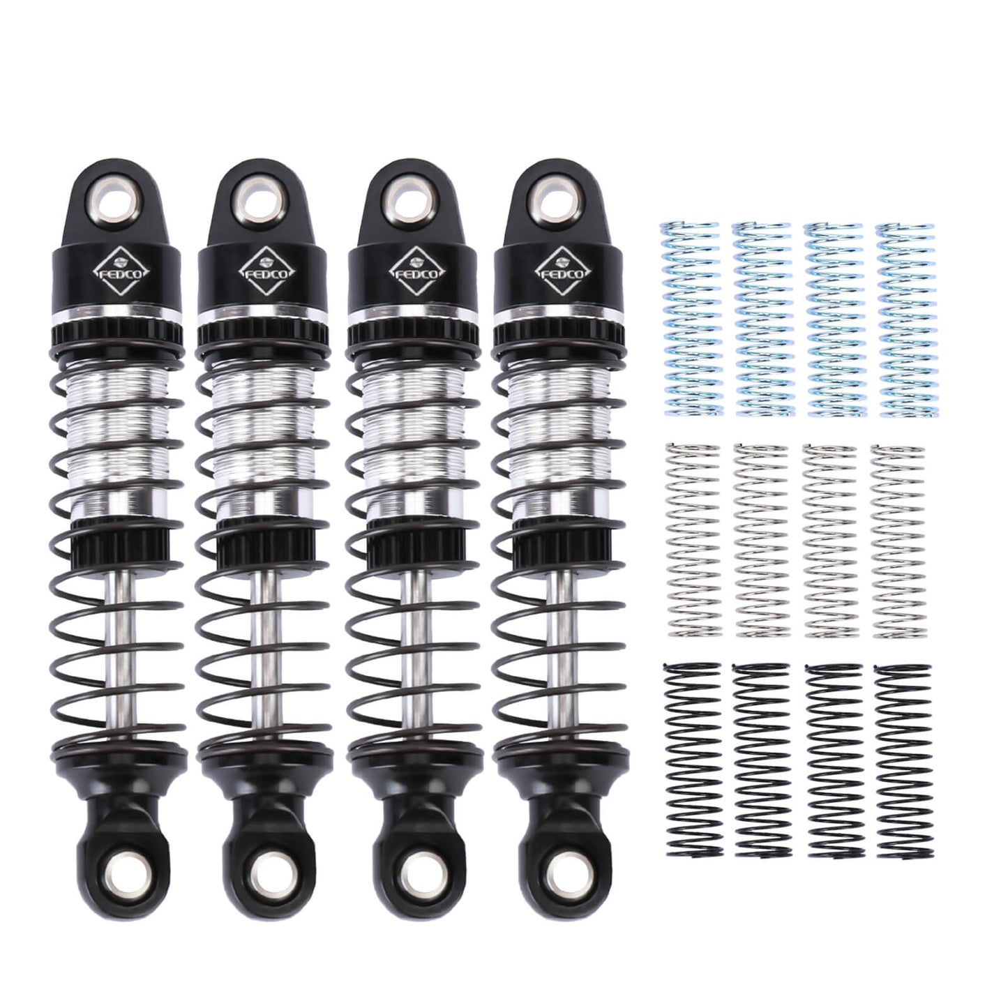 FEDCO HobbyPlus CR18P 59MM Shocks With Spring For HobbyPlus CR18P EVO PRO Furitek Upgrade Parts 1/18 RC Crawler