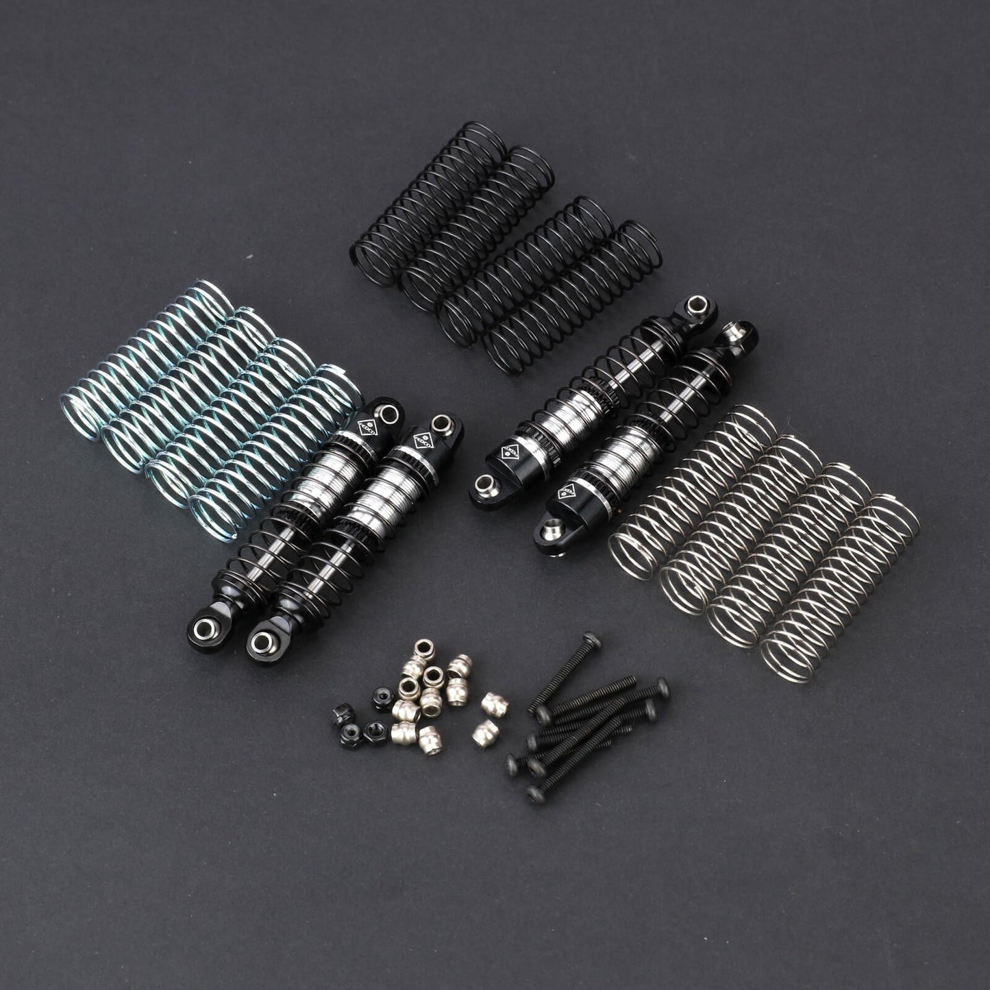 FEDCO HobbyPlus CR18P 59MM Shocks With Spring For HobbyPlus CR18P EVO PRO Furitek Upgrade Parts 1/18 RC Crawler