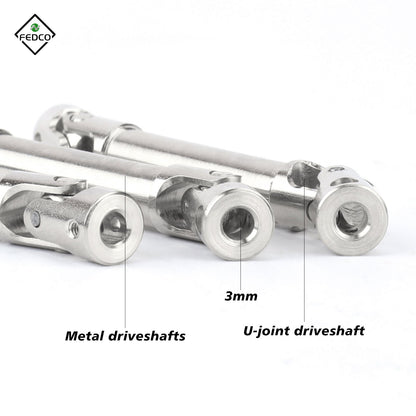 Hobbyplus HobbyPlus Arktos Driveshafts 42-54MM For HobbyPlus Arktos 6x6 Upgrades 1/18 RC Crawler