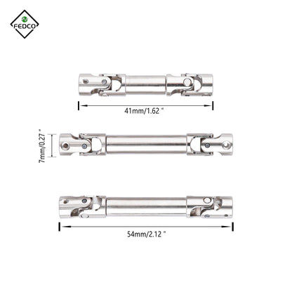 Hobbyplus HobbyPlus Arktos Driveshafts 42-54MM For HobbyPlus Arktos 6x6 Upgrades 1/18 RC Crawler