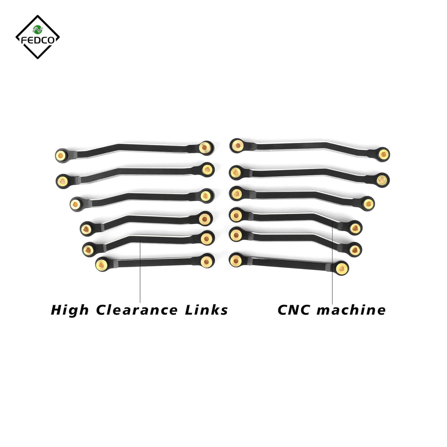FEDCO HobbyPlus Arktos 6×6 Steering Links For HobbyPlus Arktos 6x6 upgrades 1/18 RC Crawler