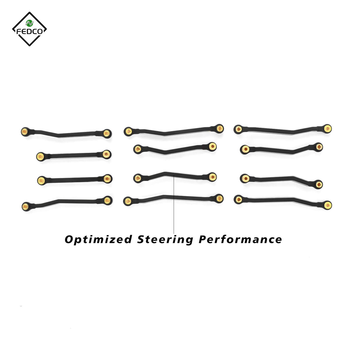 FEDCO HobbyPlus Arktos 6×6 Steering Links For HobbyPlus Arktos 6x6 upgrades 1/18 RC Crawler