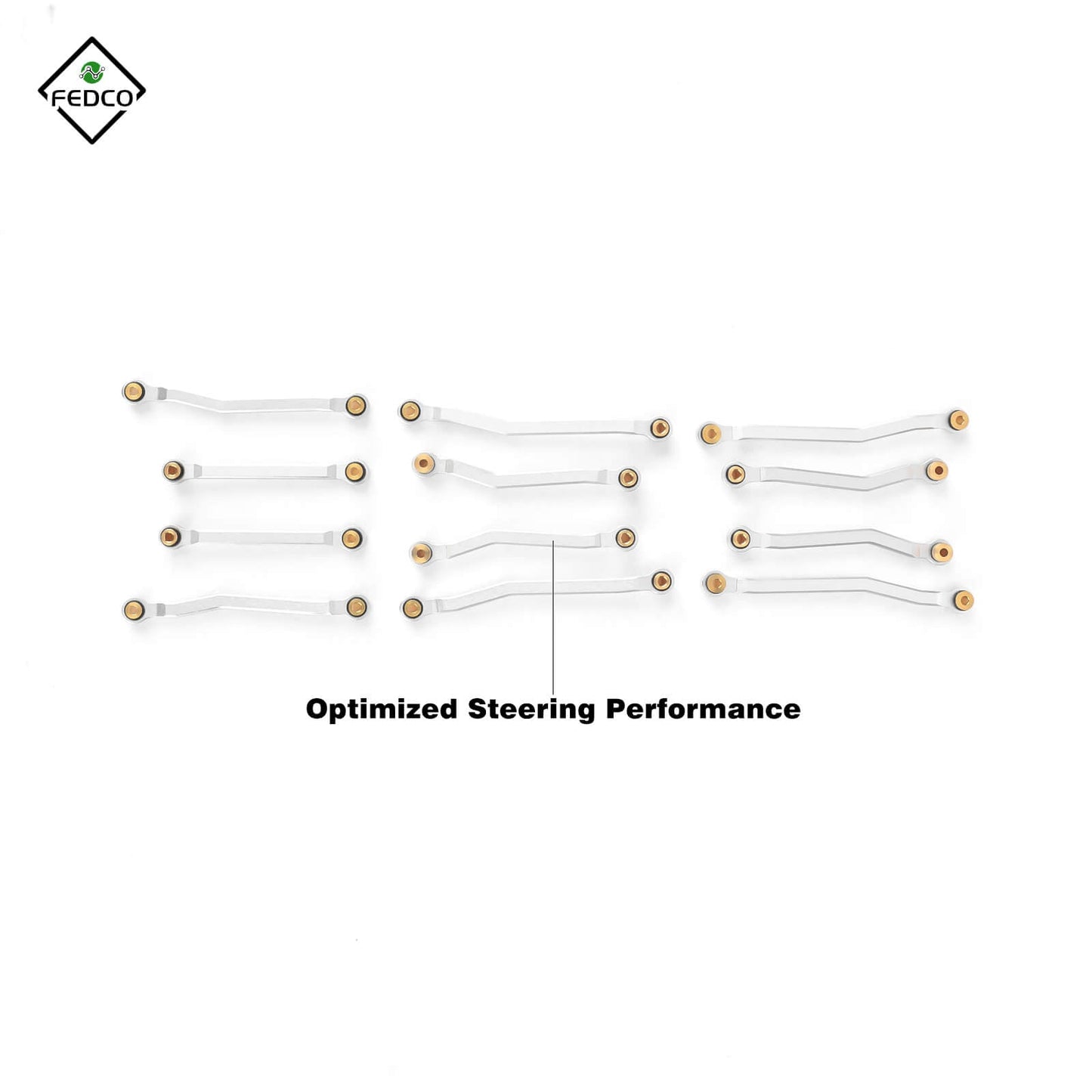 FEDCO HobbyPlus Arktos 6×6 Steering Links For HobbyPlus Arktos 6x6 upgrades 1/18 RC Crawler