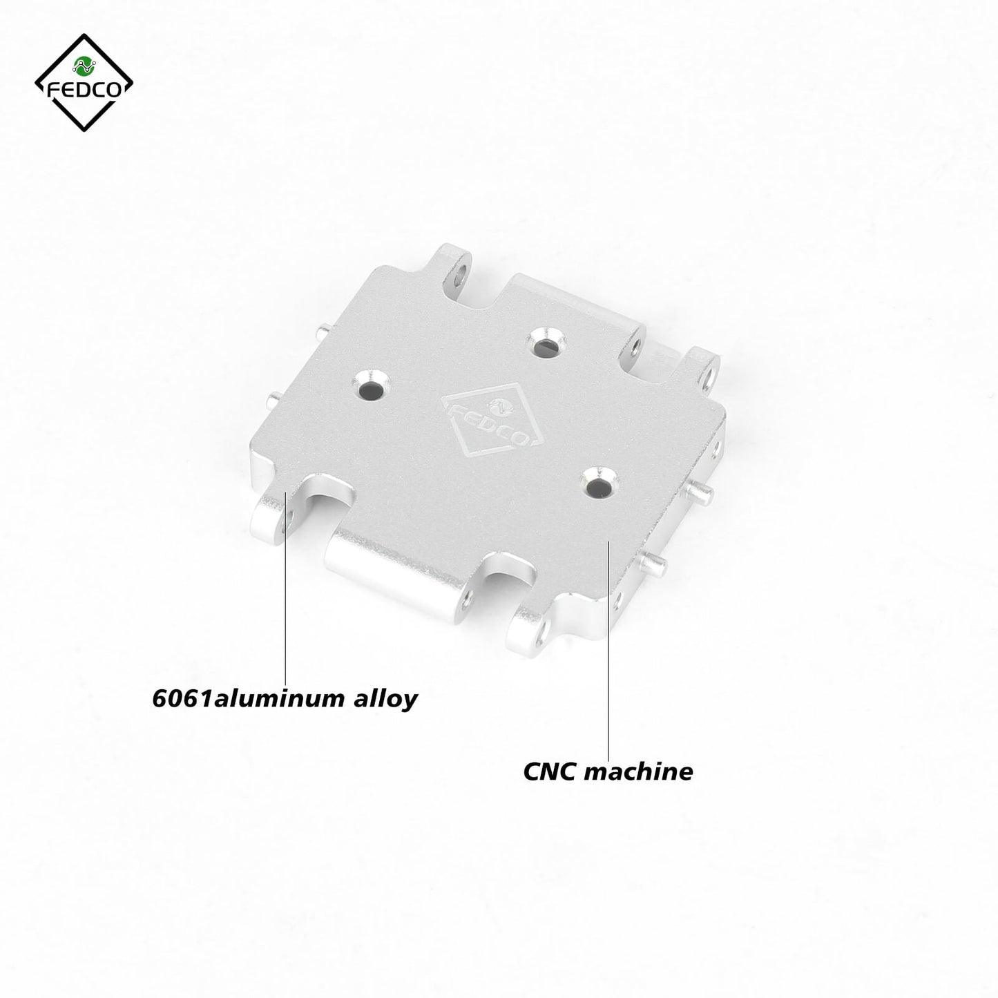 FEDCO HobbyPlus Arktos 6×6 Gearbox Mount For HobbyPlus Arktos 6x6 upgrades 1/18 RC Crawler