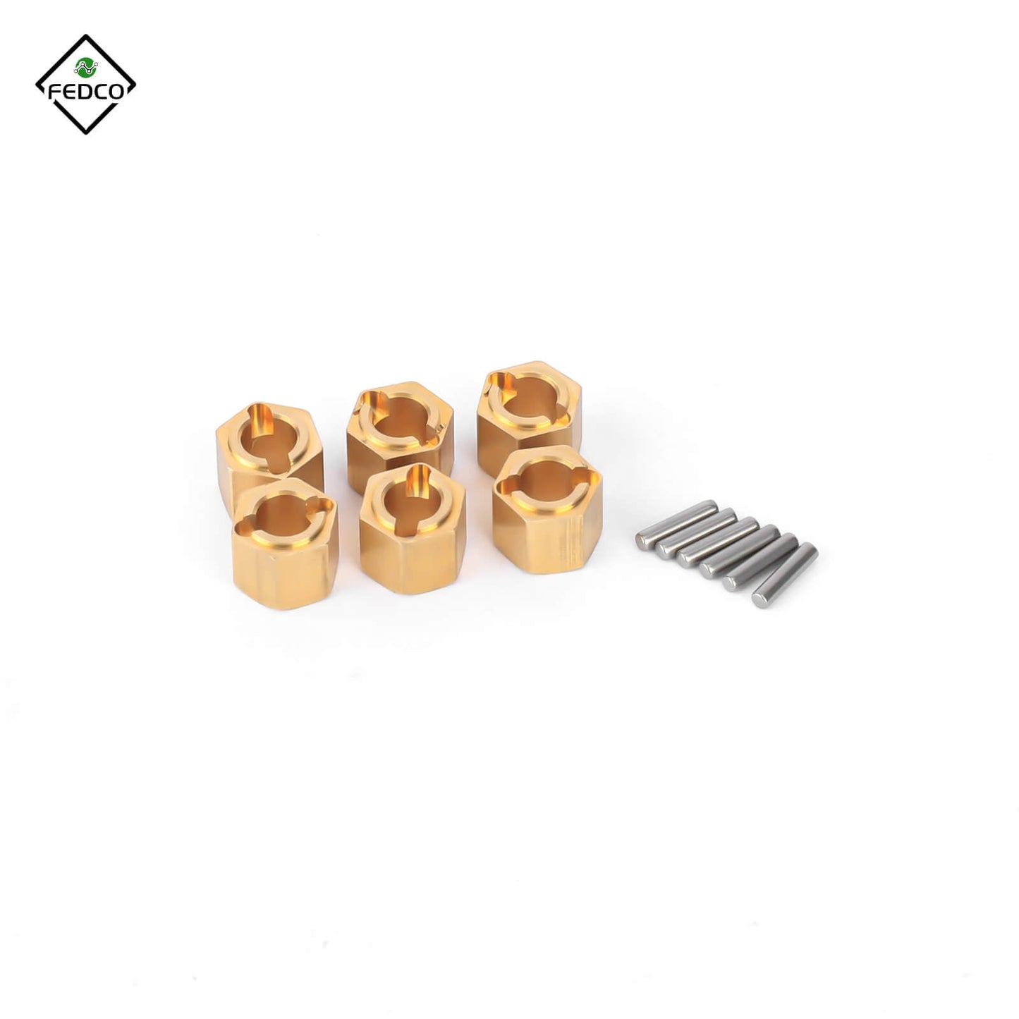 FEDCO Hobbyplus Arktos Hex H7*6.2MM Wheel Hubs Hex Spacer For HobbyPlus Arktos 6x6 CR18P Upgrades 1/18 RC Crawler