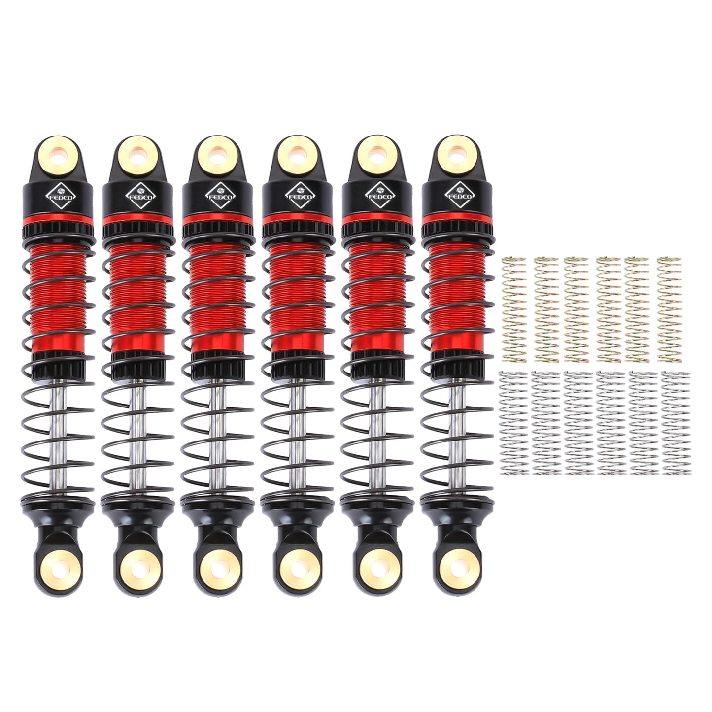 FEDCO HobbyPlus CR18P Arktos Shocks 59MM For HobbyPlus Arktos 6x6 CR18P Upgrades 1/18 RC Crawler