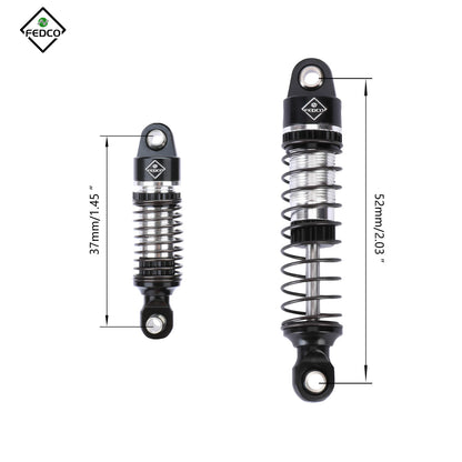 FEDCO HobbyPlus CR18P Arktos Shocks 59MM For HobbyPlus Arktos 6x6 CR18P Upgrades 1/18 RC Crawler