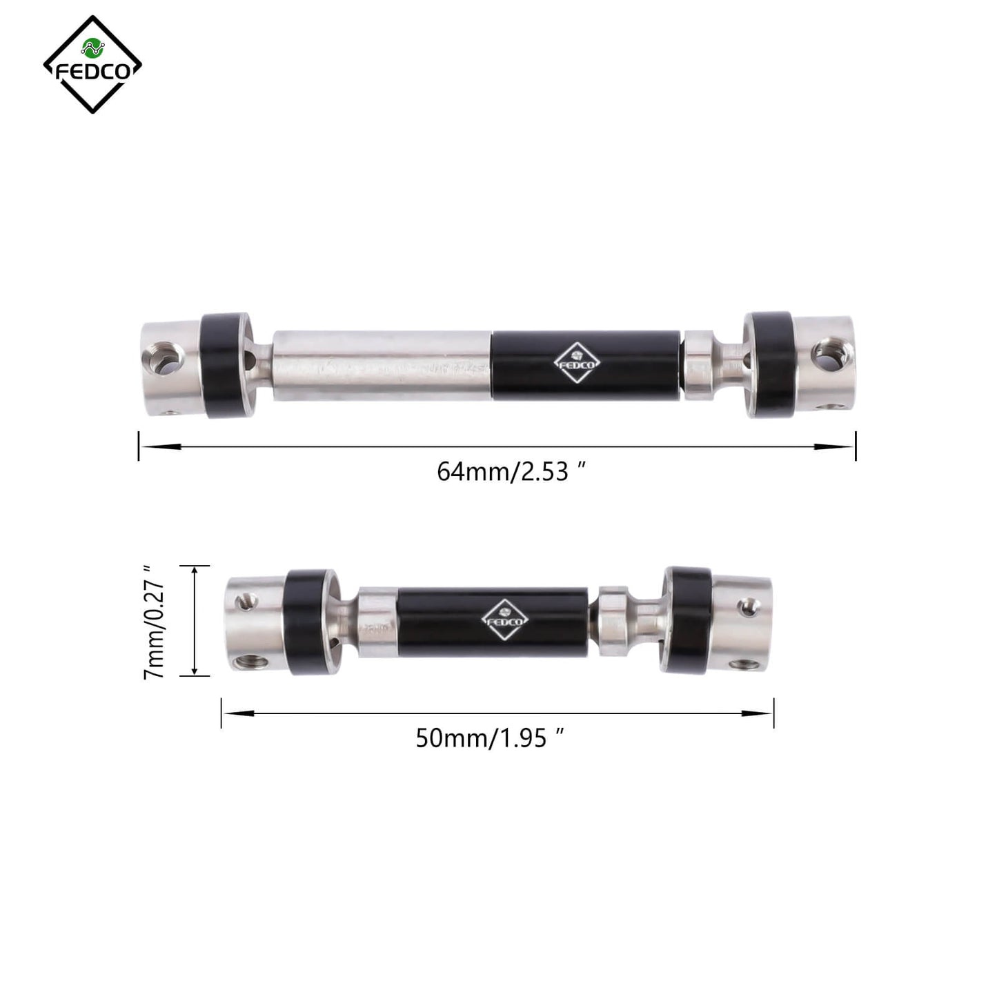 FEDCO TRX4M Drive Shaft For TRX4M Upgrade Parts 1/18 RC Crawler