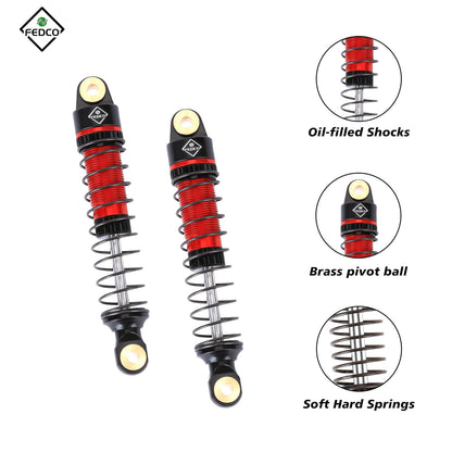 FEDCO 59 MM Shocks For TRX4M Upgrade Parts 1/18 RC Crawler
