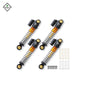 FEDCO SCX24 Shocks 48MM Shocks Absorber Dual-Stage Compression Shocks With Springs For Axial SCX24 FMS FCX24M Upgrades 1/24 RC Crawler