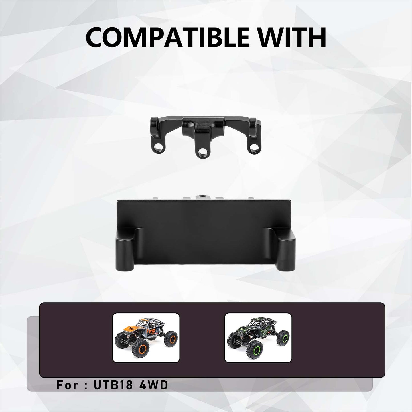 FEDCO UTB18 Servo Mount With Link Mount For Axial Capra UTB18 Upgrades Trail 4WD&4WS 1/18 RC Crawler