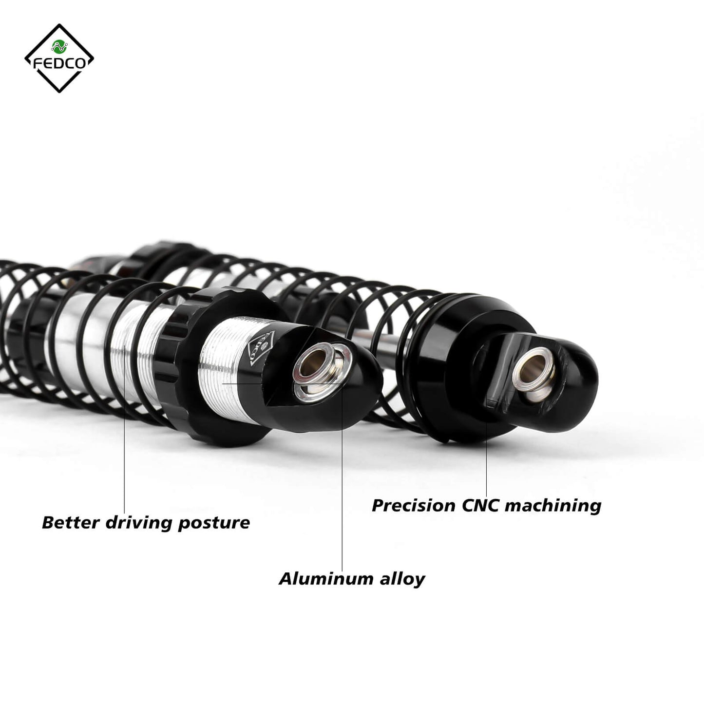FEDCO UTB18 Shocks 92MM For Axial Capra UTB18 Upgrades Trail 4WD 1/18 RC Crawler