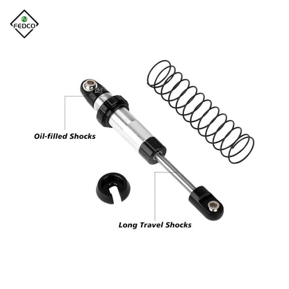 FEDCO UTB18 Shocks 92MM For Axial Capra UTB18 Upgrades Trail 4WD 1/18 RC Crawler