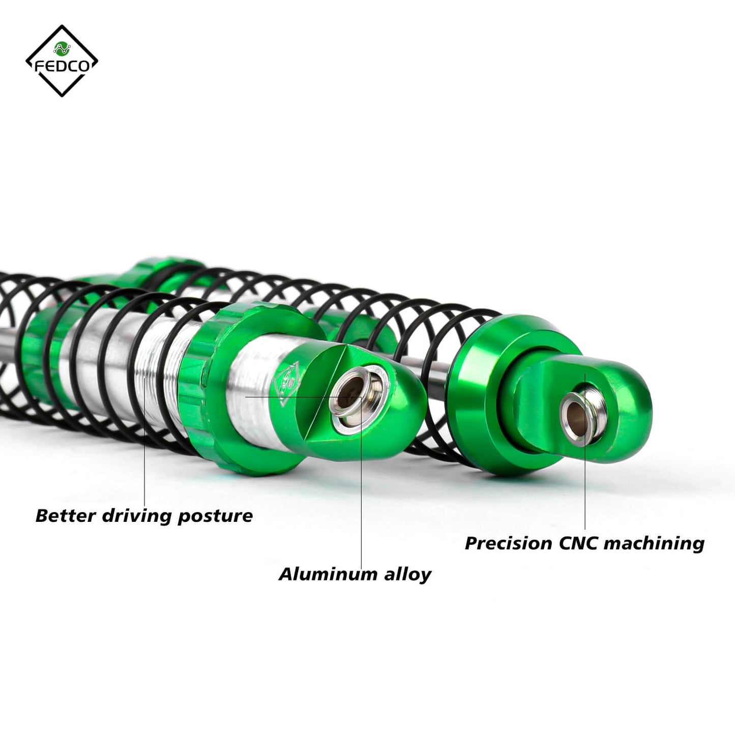 FEDCO UTB18 Shocks 92MM For Axial Capra UTB18 Upgrades Trail 4WD 1/18 RC Crawler