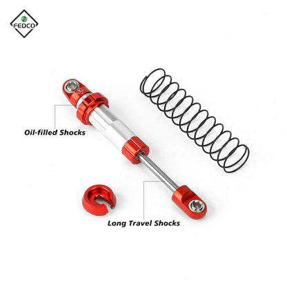 FEDCO UTB18 Shocks 92MM For Axial Capra UTB18 Upgrades Trail 4WD 1/18 RC Crawler