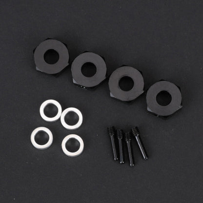 FEDCO SCX10 Hex 12MM Hub Hex Screw Shaft& Spacer Wheel Hex Adapter For Axial SCX10III SCX10 Pro Capra 1.9 UTB Upgrade Parts 1/10 RC Crawler