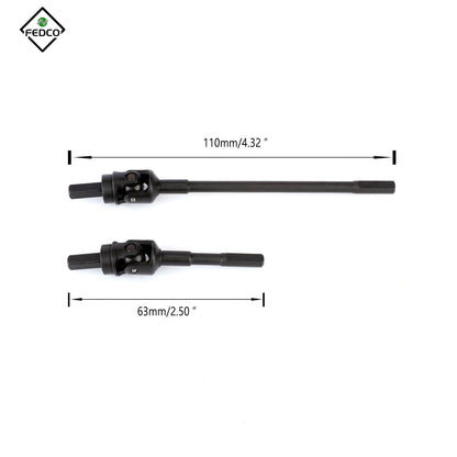 FEDCO SCX10III Driveshafts For Axial SCX10 III Upgrade Parts 1/10 RC Crawler