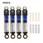 FEDCO SCX24 Shocks 47MM Oil-Filled Shocks Long Travel Shocks Absorber Threaded Shock Absorber Oil Damper For Axial SCX24 Upgrades 1/24 RC Crawler