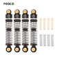 FEDCO SCX24 Shocks 47MM Oil-Filled Shocks Long Travel Shocks Absorber Threaded Shock Absorber Oil Damper For Axial SCX24 Upgrades 1/24 RC Crawler