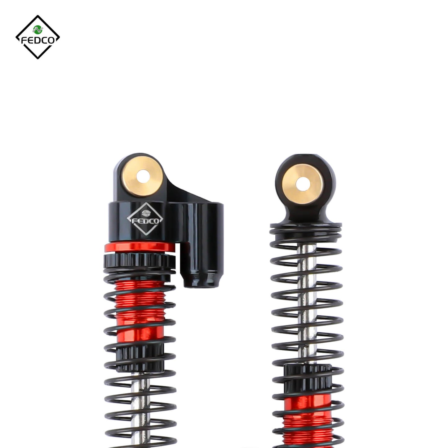 FEDCO SCX24 Shock Flex Blades With Shocks Absorber for Axial SCX24 Upgrade Parts 1/24 RC Crawler