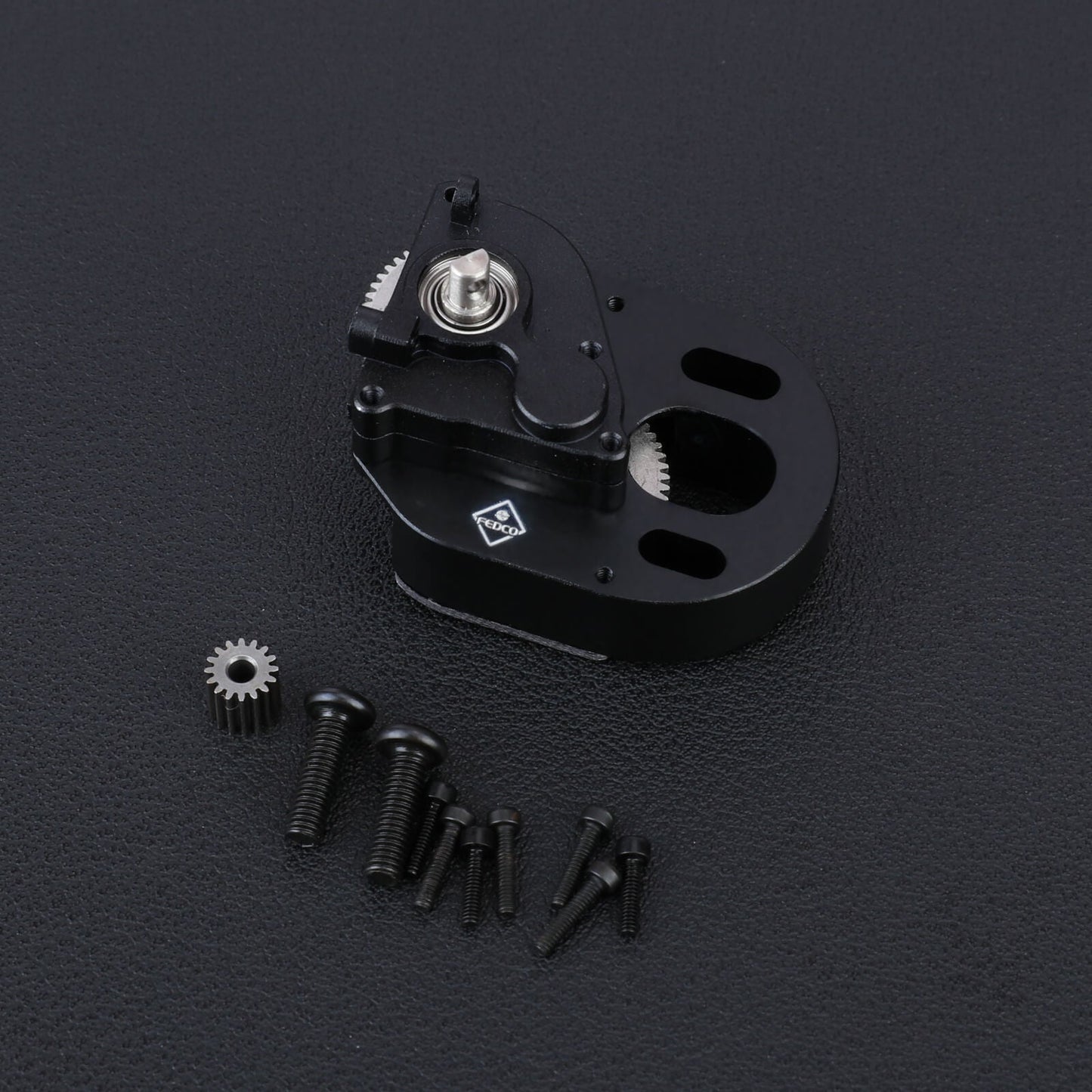 FEDCO SCX24 Transmission Gearbox With Steel Gear 370 Complete Transmission Case For Axial SCX24 Upgrades 1/24 RC Crawler
