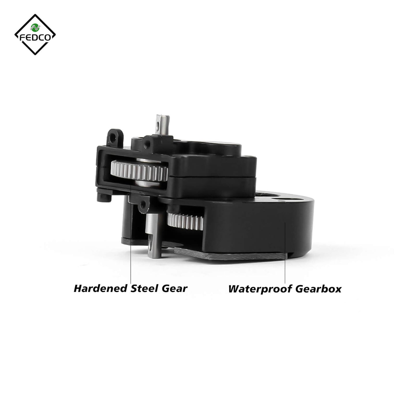 FEDCO SCX24 Transmission Gearbox With Steel Gear 370 Complete Transmission Case For Axial SCX24 Upgrades 1/24 RC Crawler