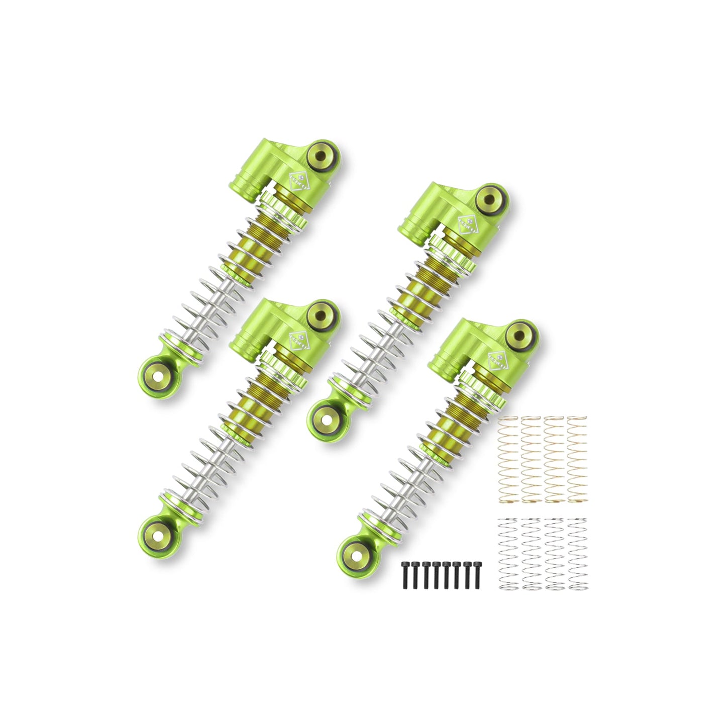 FEDCO SCX24 Shocks 48MM Oil-Filled Shocks Absorber Aluminum Threaded Absorber Oil Damper With Springs For Axial SCX24 FMS FCX24M Upgrades 1/24 RC Crawler