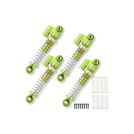 FEDCO SCX24 Shocks 48MM Oil-Filled Shocks Absorber Aluminum Threaded Absorber Oil Damper With Springs For Axial SCX24 FMS FCX24M Upgrades 1/24 RC Crawler