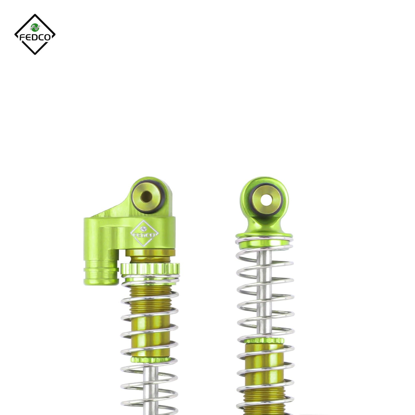 FEDCO SCX24 Shocks 48MM Oil-Filled Shocks Absorber Aluminum Threaded Absorber Oil Damper With Springs For Axial SCX24 FMS FCX24M Upgrades 1/24 RC Crawler