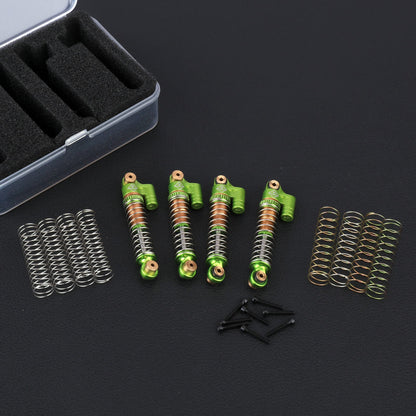 FEDCO SCX24 Shocks 48MM Oil-Filled Shocks Absorber Aluminum Threaded Absorber Oil Damper With Springs For Axial SCX24 FMS FCX24M Upgrades 1/24 RC Crawler
