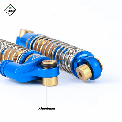 FEDCO SCX24 Shocks 48MM Oil-Filled Shocks Absorber Aluminum Threaded Absorber Oil Damper With Springs For Axial SCX24 FMS FCX24M Upgrades 1/24 RC Crawler