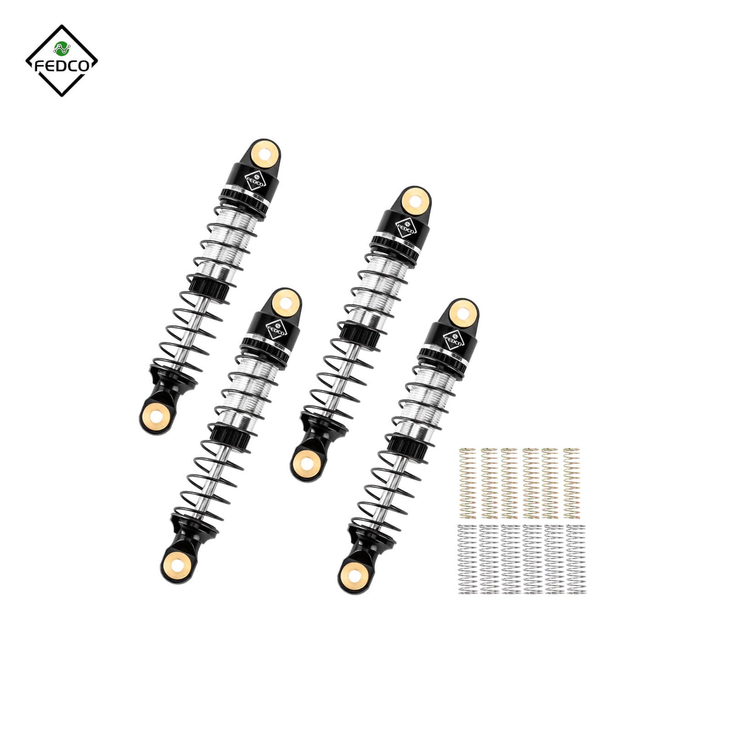 FEDCO Redcat Ascent 18 Shocks 59MM Shocks Long Travel Shocks For Redcat Ascent 18 Upgrade Parts 1/18 RC Crawler